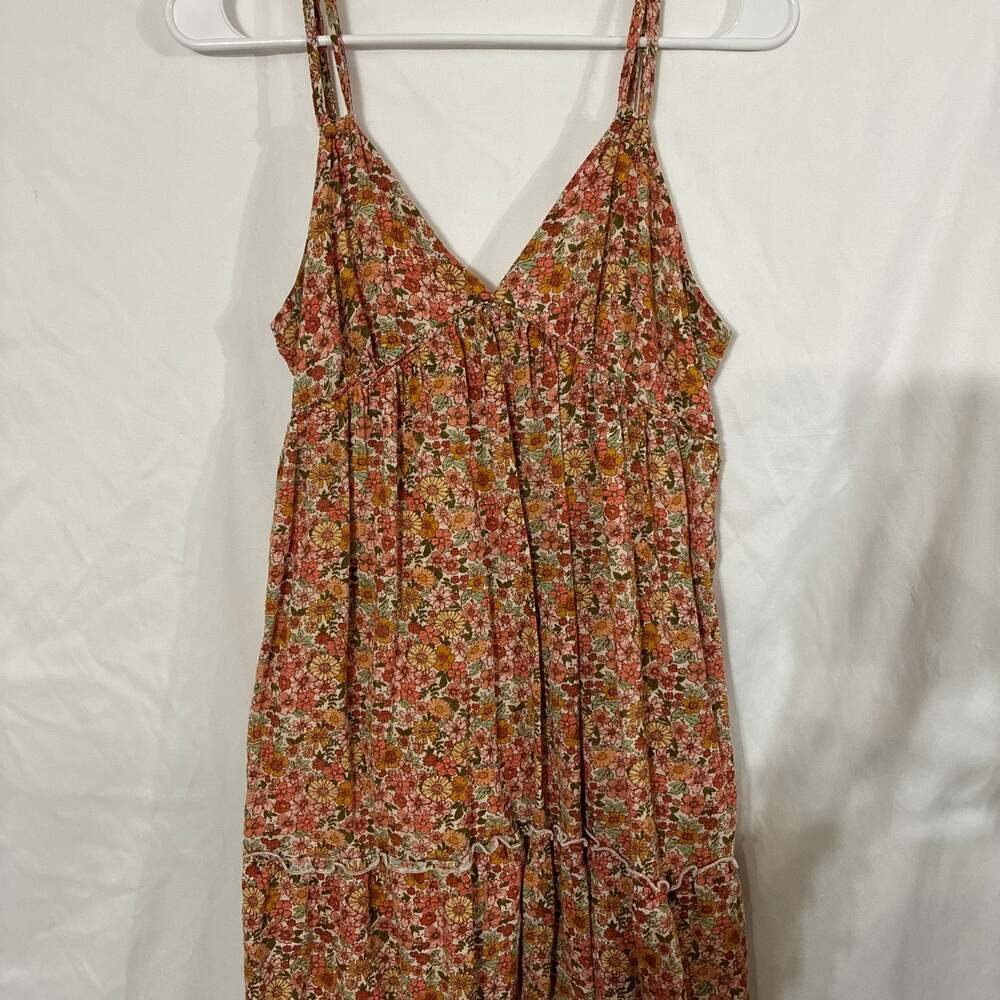 Wild Fable Floral Tiered Babydoll Mini Sun Dress